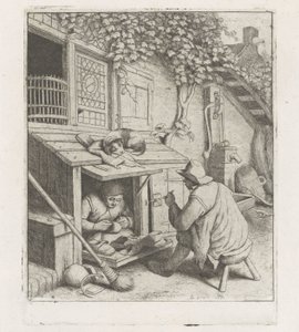 Shoemaker in a Workshop in Front of His House