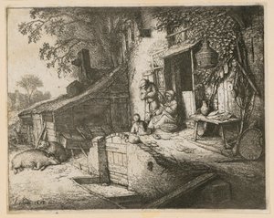 Spinner by Adriaen van Ostade
