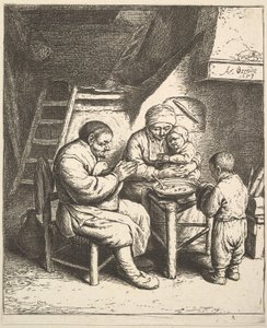 The Blessing by Adriaen van Ostade