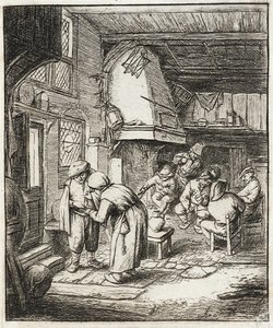 The Peasant Settling His Debt by Adriaen van Ostade