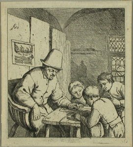 The Schoolmaster by Adriaen van Ostade