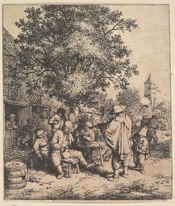 Violinist and Little Organgrinder, 1610-85