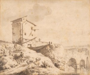 Italian Landscape by Adriaen van de Velde