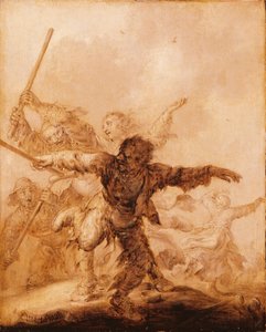 Angry Blows by Adriaen van de Venne