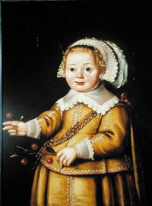 Portrait of Anne Gibson as a Child by Adriaen van der Linde