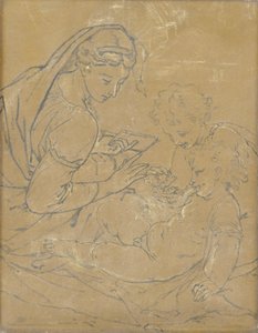 Madonna and Child with St John by Adriaen van der Werff