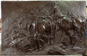 A Scouting Party of 6th Dragoon Guards by Adrian Jones