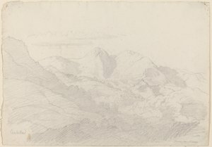 The Sabine Hills and Rocca Santo Stefano Seen from Civitella