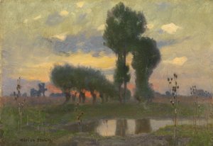 Evening on the Plain by Adrian Scott Stokes
