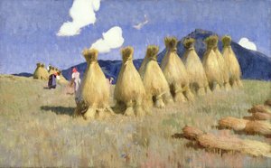 Seven Cornstooks in Upper Hungary