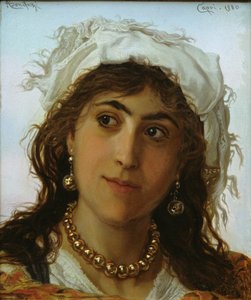 A Girl from Capri, 1880