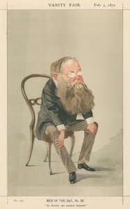 The Novelist who Invented Sensation, Wilkie Collins (Vanity Fair series) by Adriano Cecioni