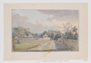View of Malangbong, Regency of Sumedang, Priangan, West Java by Adrianus Johannes Bik