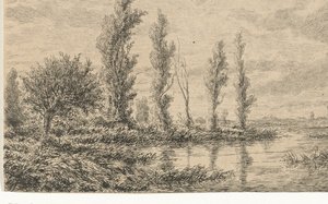 River Landscape by Adrianus van Everdingen