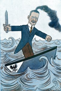 Cartoon by Wilhelm Cuno, Drawing by Adrien Barrere from Fantasio by Adrien Barrere