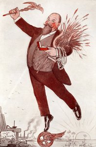 Portrait of the Poet and Politician Maurice Couyba (Maurice Boukay) - Drawing by Adrien Barrere by Adrien Barrere
