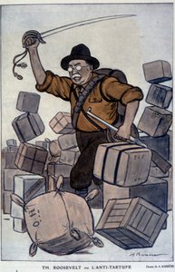 Theodore Roosevelt - by Barrère, in 