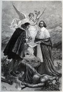Allegory of the Pyrenees Peace Treaty on November 7 by Adrien Emmanuel Marie