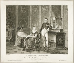 The Hope of Posterity: The Emperor, Empress, and King of Rome by Adrien Pierre Francois Godefroy