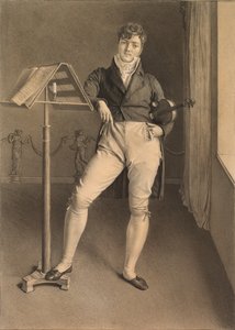 Portrait of Violinist Jean Vidal (1789-1867)