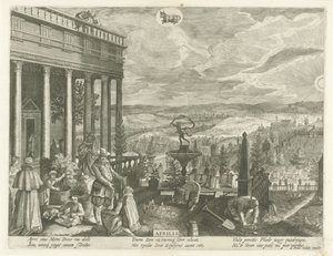April by Egidius  Sadeler (II)