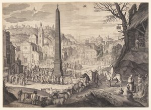 January/February, from The Twelve Months by Aegidius Sadeler II