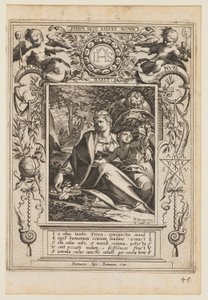 Rest on the Flight into Egypt by Aegidius Sadeler II