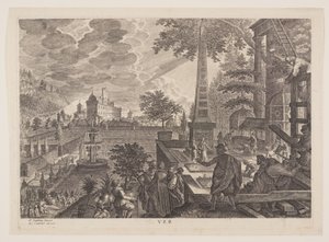 Spring, from The Four Seasons by Aegidius Sadeler II