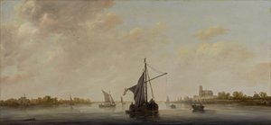 A View of the Maas at Dordrecht