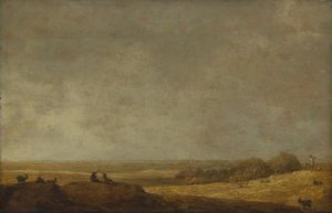 Flat Landscape by Aelbert Cuyp