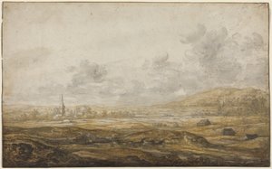 Panoramic Landscape along the Rhine by Aelbert Cuyp