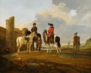 Riders at Rest by Burg Ubbergen