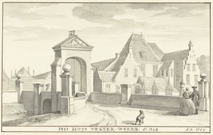 The Havezathe Vechterweerd near Zwolle in 1729 by Aert Schouman