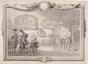 Guild of Saint Luke in Dordrecht by Aert Schouman