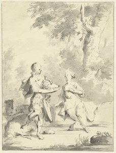 Meleager Gives Atalanta the Head of the Calydonian Boar