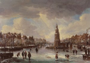 Town on a Frozen River