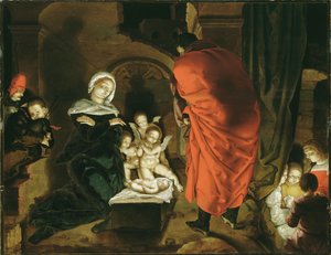 The Nativity of Christ by Aertgen Claesz. Leyden van