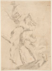 Study for Hercules and Antaeus by After Annibale Carracci