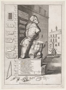 Statue of Pasquin in the House of Cardinal Ursino