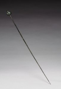 Garment Pin, c.1400 BC (cast and wrought bronze) by Age Bronze