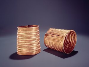 Pair of Armlets, from Derrinboy, County Offaly, Middle Bronze Age by Age Bronze