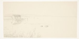 Aalsgaard Beach at Christianiafjord by Agnes Lunn