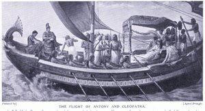 The Flight of Anthony and Cleopatra, c.1920 by Agnes Pringle