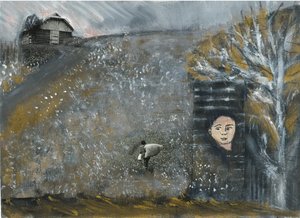 Rural Field Hidden Gaze