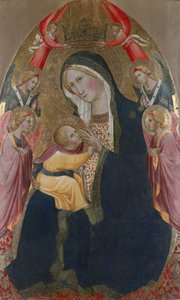 The Madonna of Humility with Adoring Angels