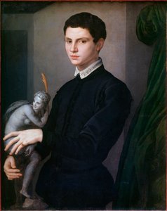 Portrait of a Sculptor by Agnolo Bronzino