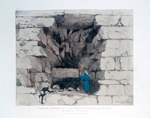 Forced Passage in the Second Pyramid of Ghizeh, Egypt by Agostino Aglio
