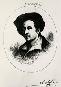Self-Portrait of Agostino Aglio (engraving)