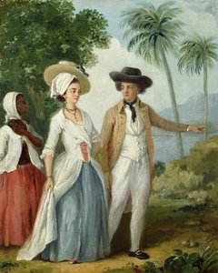 A Planter and His Wife, Attended by a Servant (c.1780)