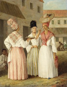 A West Indian Flower Girl and Two Other Free Women of Colour